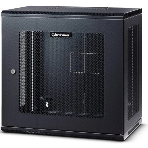CyberPower CR12U61003 Wall Mount IT Equipment Enclosure, 132 lb. capacity, adjustable rack angles
